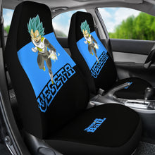 Load image into Gallery viewer, Vegeta Blue Dragon Ball Anime Red Car Seat Covers Unique Design Ci0813