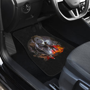 Horror Movie Car Floor Mats | Michael Myers Scary Moon Night Car Mats Ci090421