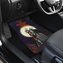 Load image into Gallery viewer, Nightmare Before Christmas Cartoon Car Floor Mats - Jack Skellington Hugging Sally On RIP Night Car Mats Ci092804