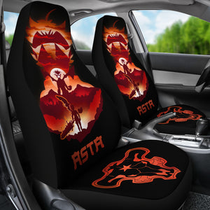Black Clover Car Seat Covers Asta Black Clover Car Accessories Fan Gift Ci122202