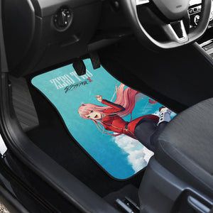 Zero Two Anime Girl Car Floor Mats Ci0722