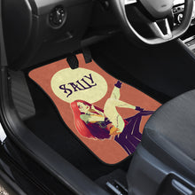 Load image into Gallery viewer, Nightmare Before Christmas Cartoon Car Floor Mats - Sexy Sally Sitting On The Hill Orange Car Mats Ci101504