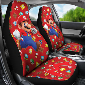 Super Mario Car Seat Covers Custom For Fans Ci221219-03