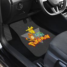 Load image into Gallery viewer, Pokemon Anime  Car Floor Mats - Pikachu Charmander Squirtle Cute Group Playing Car Mats Ci111001