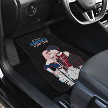 Load image into Gallery viewer, Zero Two Love Hiro Anime Black Car Floor Mats Fan Gift Ci0721