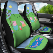 Load image into Gallery viewer, Peppa Pig Car Seat Covers Custom For Fans Ci221213-05