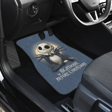 Load image into Gallery viewer, Nightmare Before Christmas Cartoon Car Floor Mats - Jack Skellington Thinking Light Yellow Moon Car Mats Ci101205