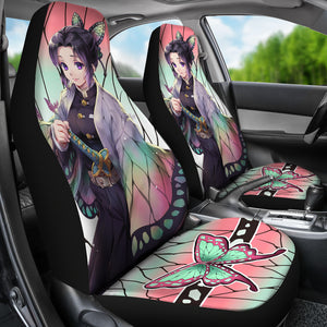 Demon Slayer Anime Car Seat Covers Demon Slayer Kochou Shinobu Car Accessories Fan Gift Ci011201