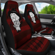 Load image into Gallery viewer, Horror Movie Car Seat Covers | Freddy Krueger With Glove Artwork Seat Covers Ci082721