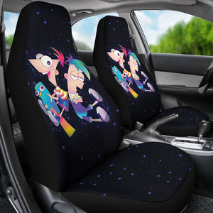 Phineas & Ferb Car Seat Covers Custom For Fans Ci221208-01