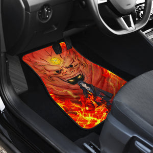 Itachi Akatsuki Fire Car Floor Mats Akatsuki Anime Car Accessorries Ci102104