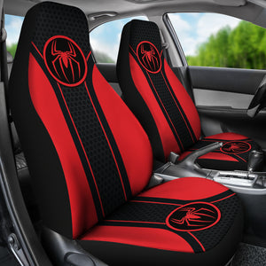 Spider Man Logo Car Seat Covers Custom For Fans Ci221229-06