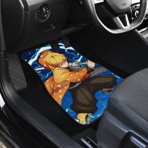 Demon Slayer Animer Car Floor Mats Agatsuma Zenitsu Car Accessories Fan Gift Ci011509