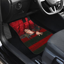 Load image into Gallery viewer, Horror Movie Car Floor Mats | Freddy Krueger On The Edge Car Mats Ci082721