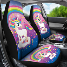 Load image into Gallery viewer, Unicorn Colorful Car Seat Covers Custom For Car Ci230131-02