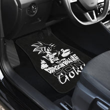 Load image into Gallery viewer, Dragon Ball Black And White Car Floor Mats Goku Kid Anime Car Mats Ci0727