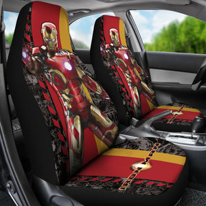 Iron Man Car Seat Covers Custom For Fans Ci221227-05