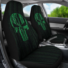 Load image into Gallery viewer, The Punisher Green Car Seat Covers Car Accessories Ci220819-10