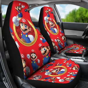 Super Mario Car Seat Covers Custom For Fans Ci221216-08