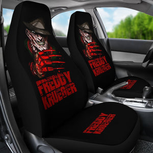 Horror Movie Car Seat Covers | Freddy Krueger Bloody Glove Claw Seat Covers Ci083021