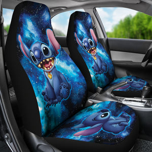 Stitch Car Seat Covers Stitch Painting Galaxy Car Accessories Ci221108-02