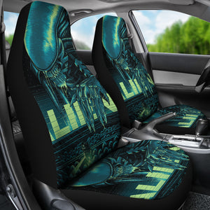 The Alien Creature Car Seat Covers Alien Car Accessories Custom For Fans Ci22060304