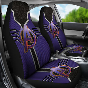 Avengers Logo Car Seat Covers Custom For Fans Ci230106-02