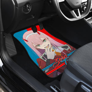 Zero Two Anime Girl Car Floor Mats Ci0717