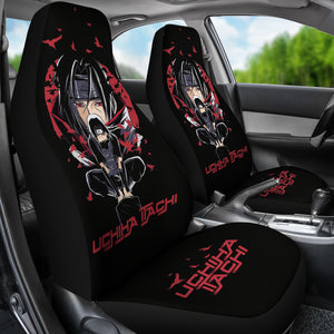 Itachi Akatsuki Red Seat Covers Naruto Anime Car Seat Covers Ci102005