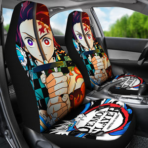 Demon Slayer Anime Car Seat Covers Demon Slayer Kamado Tanjiro Car Accessories Fan Gift Ci123104