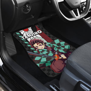 Demon Slayer Car Floor Mats Tanjro Car Accessories Fan Gift Ci220224-07