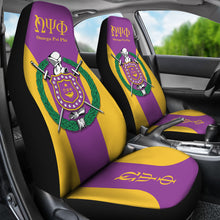 Load image into Gallery viewer, Omega Psi Phi Fraternities Car Seat Covers Custom For Fans Ci230206-01