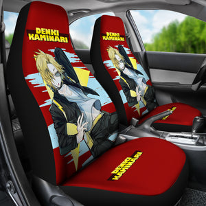 Denki Kaminari My Hero Academia Car Seat Covers Anime Seat Ci0618