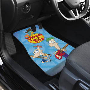 Phineas & Ferb Car Floor Mats Custom For Fans Ci221208-07