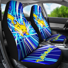Load image into Gallery viewer, Pikachu Pokemon Car Seat Covers Anime Pokemon Car Accessorries Ci110303