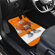 Load image into Gallery viewer, M&amp;M Orange Chocolate Funny Car Floor Mats Car Accessories Ci220525-03