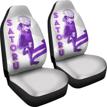 Load image into Gallery viewer, Satoru Gojo Jujutsu KaiSen Car Seat Covers Anime Seat Covers Violet Color Ci0622