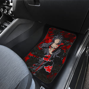 Itachi Akatsuki Fire Car Floor Mats Akatsuki Anime Car Accessorries Ci102302