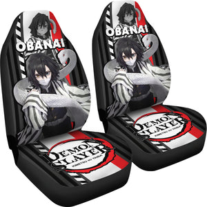 Demon Slayer Car Seat Covers Obanai Iguro Car Accessories Fan Gift Ci220225-02