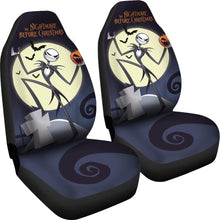 Load image into Gallery viewer, Nightmare Before Christmas Cartoon Car Seat Covers | Evil Jack Skellington And Pumpkin Laughing Seat Covers Ci100502