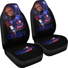 Load image into Gallery viewer, Chucky Blood Horror Film Car Seat Covers Chucky Horror Film Car Accesories Ci091421