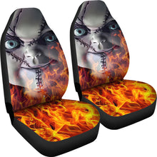 Load image into Gallery viewer, Chucky Fire Horror Movie Car Seat Covers Chucky Horror Film Car Accesories Ci091121