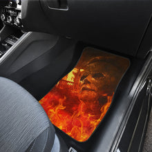 Load image into Gallery viewer, Horror Movie Car Floor Mats | Michael Myers In Flaming House Car Mats Ci090621