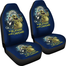 Load image into Gallery viewer, Nightmare Before Christmas Cartoon Car Seat Covers | Evil Jack Skellington And Oogie Boogie Smiling Seat Covers Ci100501