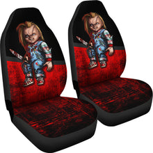 Load image into Gallery viewer, Chucky Blood Horror Film Halloween Car Seat Covers Chucky Horror Film Car Accesories Ci091421