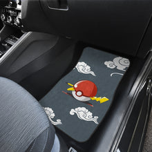 Load image into Gallery viewer, Pokemon Anime Car Floor Mats - Pikachu Sleeping In Pokeball Cloud Patterns Car Mats Ci110302