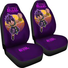 Load image into Gallery viewer, Vegeta Black And White Dragon Ball Anime Car Seat Covers Ci0816