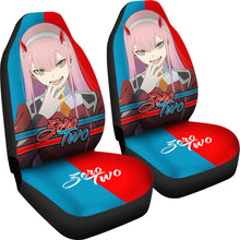Load image into Gallery viewer, Zero Two Anime Girl Car Seat Covers Fan Gift Ci0717