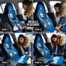 Load image into Gallery viewer, M&amp;M Blue Chocolate Fantasy Car Seat Covers Car Accessories Ci220517-04