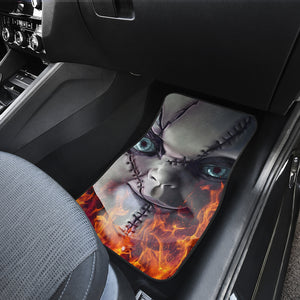 Chucky Child's Play Fire Horror Film Halloween Car Floor Mats Horror Movie Car Accessories Ci091121